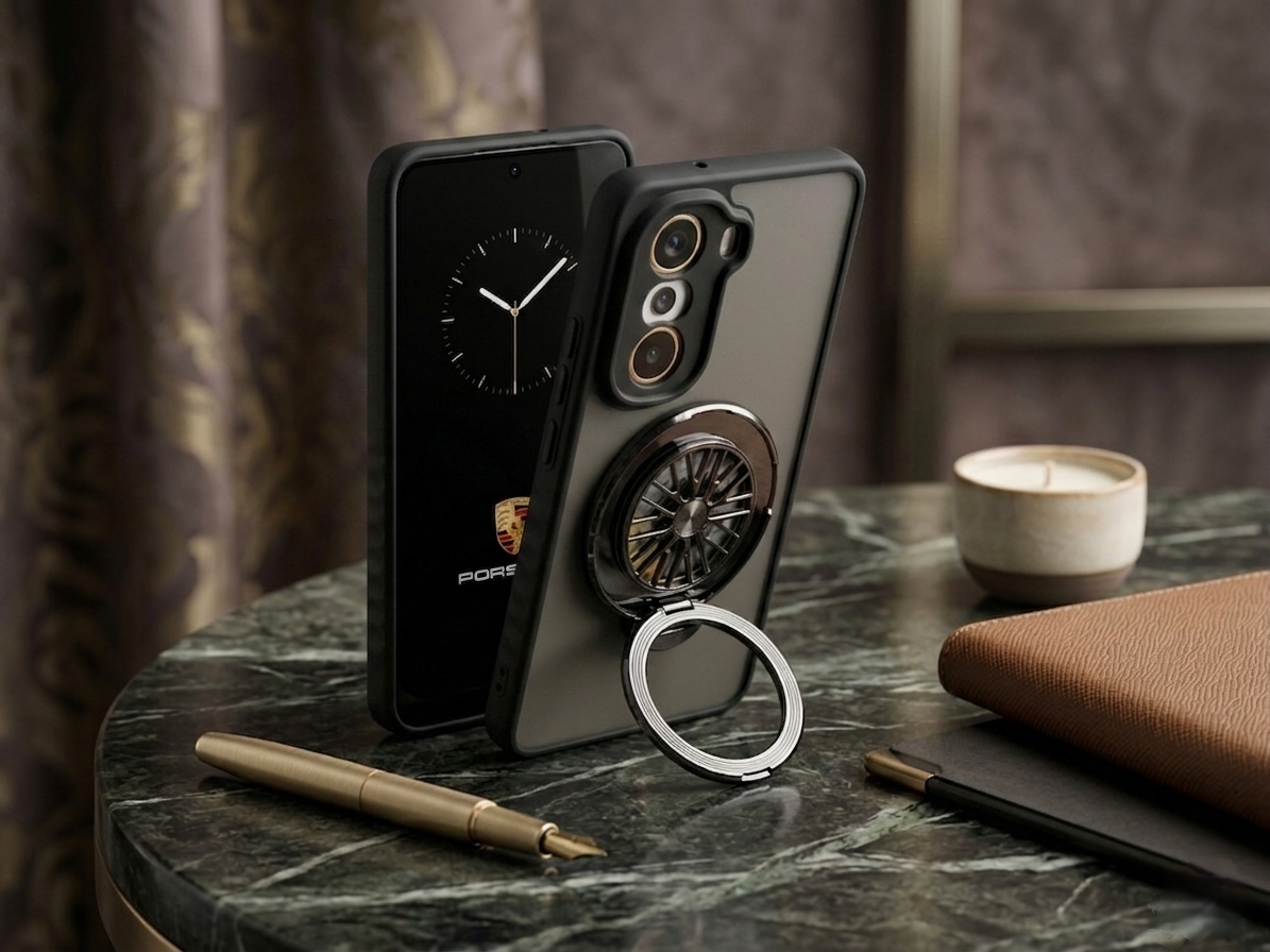 Samsung galaxy A35 5G Magnetic Ring Stand Case – FlexStand Rotating Back Cover