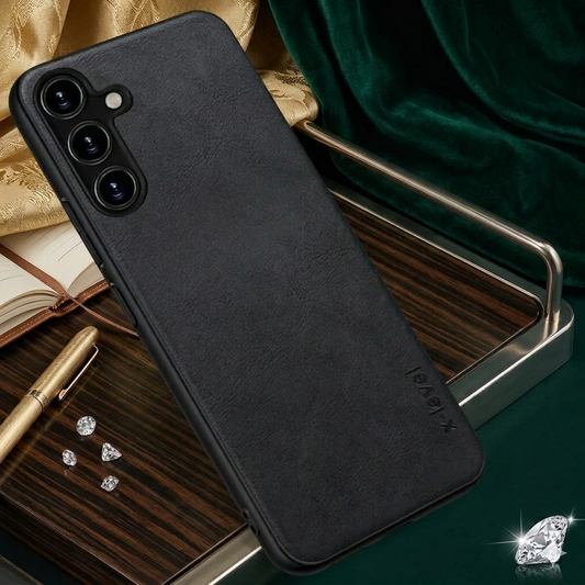 SAMSUNG GALAXY A35 5G | X-level Premium Faux-Leather ultra slim shockproof Back cover