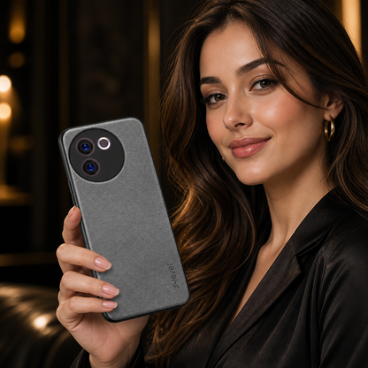 Vivo V30 E 5G | X-level Premium Faux-Leather ultra slim shockproof Back cover
