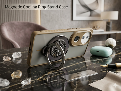 Vivo V50 5G Magnetic Ring Stand Case – FlexStand Rotating Back Cover