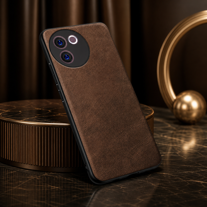 Vivo V30 E 5G | X-level Premium Faux-Leather ultra slim shockproof Back cover