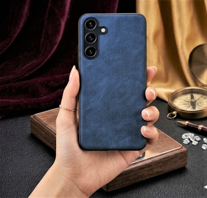 SAMSUNG GALAXY A35 5G | X-level Premium Faux-Leather ultra slim shockproof Back cover