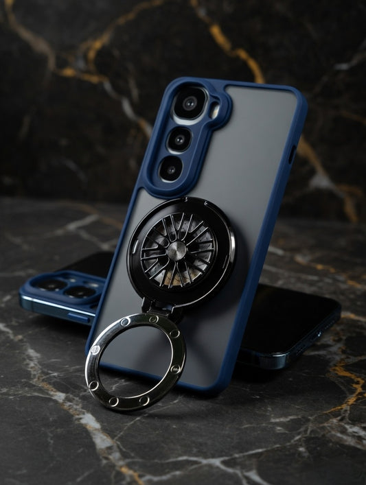 VIVO Y400 pro 5G Magnetic Ring Stand Case – FlexStand Rotating Back Cover