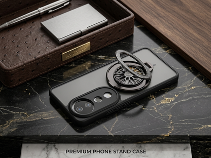 VIVO V40 5G Magnetic Ring Stand Case – FlexStand Rotating Back Cover