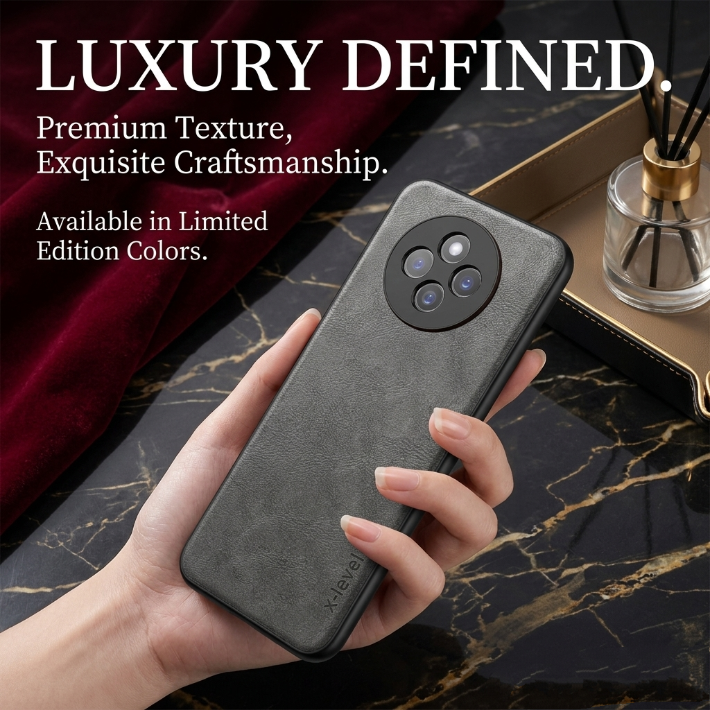 Vivo T4 5G | X-level Premium Faux-Leather ultra slim shockproof Back cover