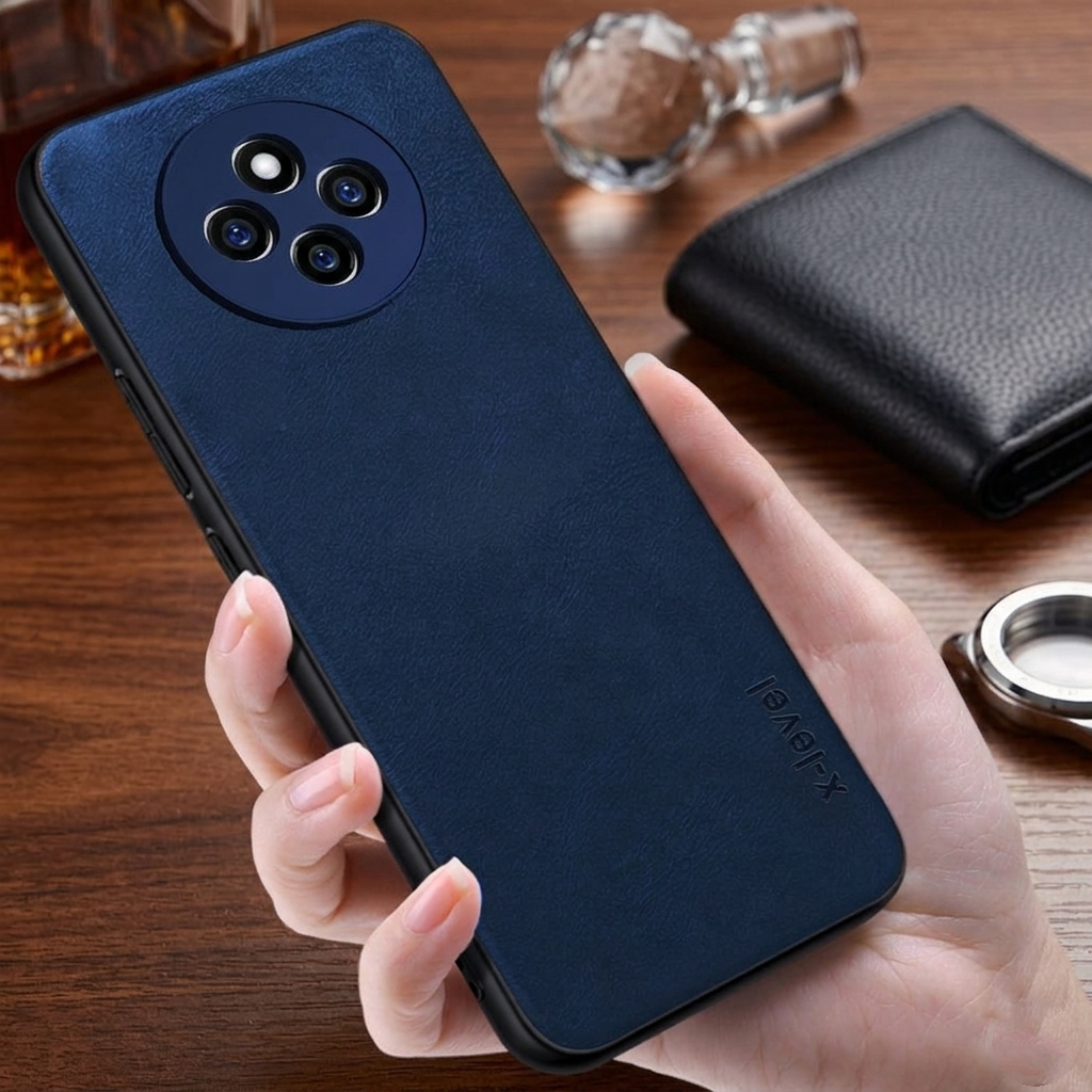 Vivo T4 5G | X-level Premium Faux-Leather ultra slim shockproof Back cover