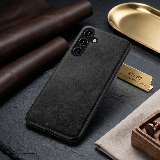 Samsung Galaxy A56 5G | X-level Premium Faux-Leather ultra slim shockproof Back cover