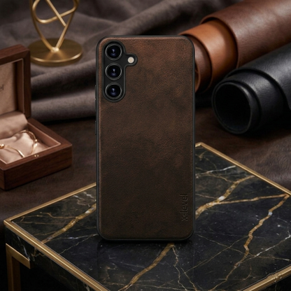 Samsung Galaxy A56 5G | X-level Premium Faux-Leather ultra slim shockproof Back cover