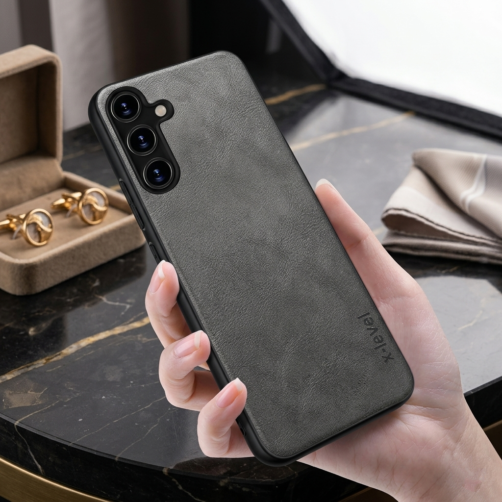 Samsung Galaxy A56 5G | X-level Premium Faux-Leather ultra slim shockproof Back cover
