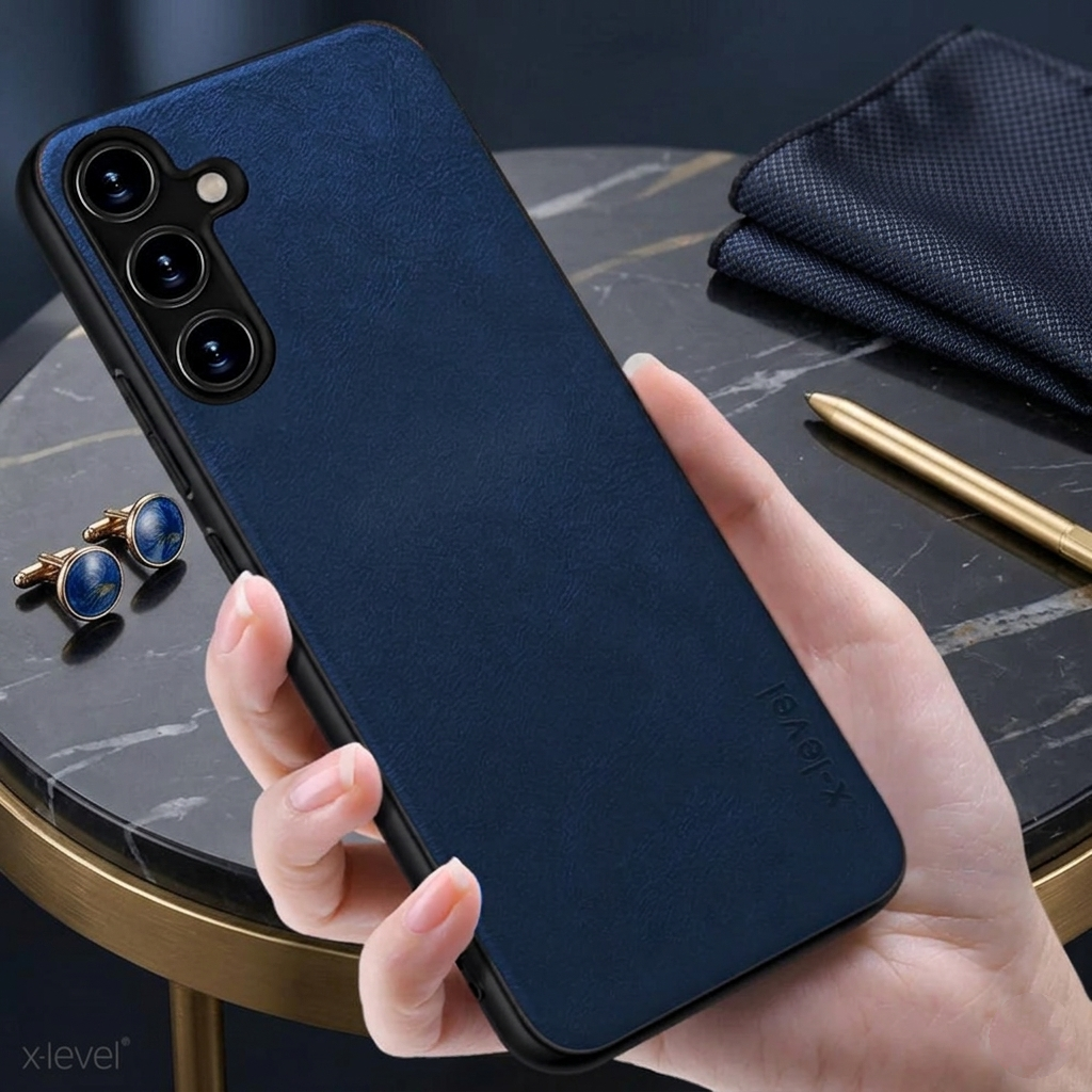 Samsung Galaxy A56 5G | X-level Premium Faux-Leather ultra slim shockproof Back cover