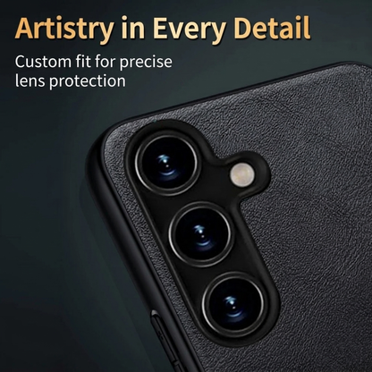 Samsung Galaxy A56 5G | X-level Premium Faux-Leather ultra slim shockproof Back cover