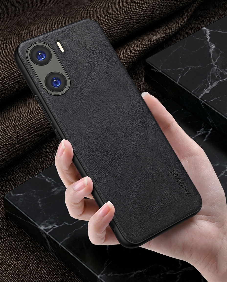 Vivo V29E 5G | X-level Premium Faux-Leather ultra slim shockproof Back cover