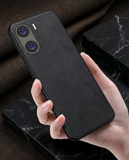 Vivo V29E 5G | X-level Premium Faux-Leather ultra slim shockproof Back cover