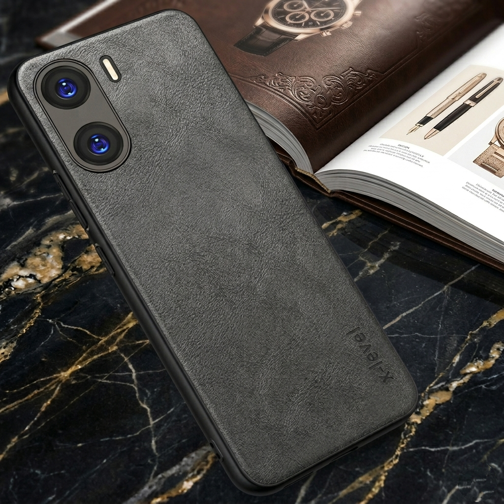 Vivo V29E 5G | X-level Premium Faux-Leather ultra slim shockproof Back cover