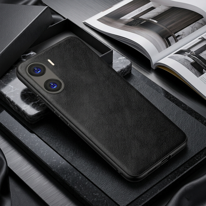 Vivo V29E 5G | X-level Premium Faux-Leather ultra slim shockproof Back cover