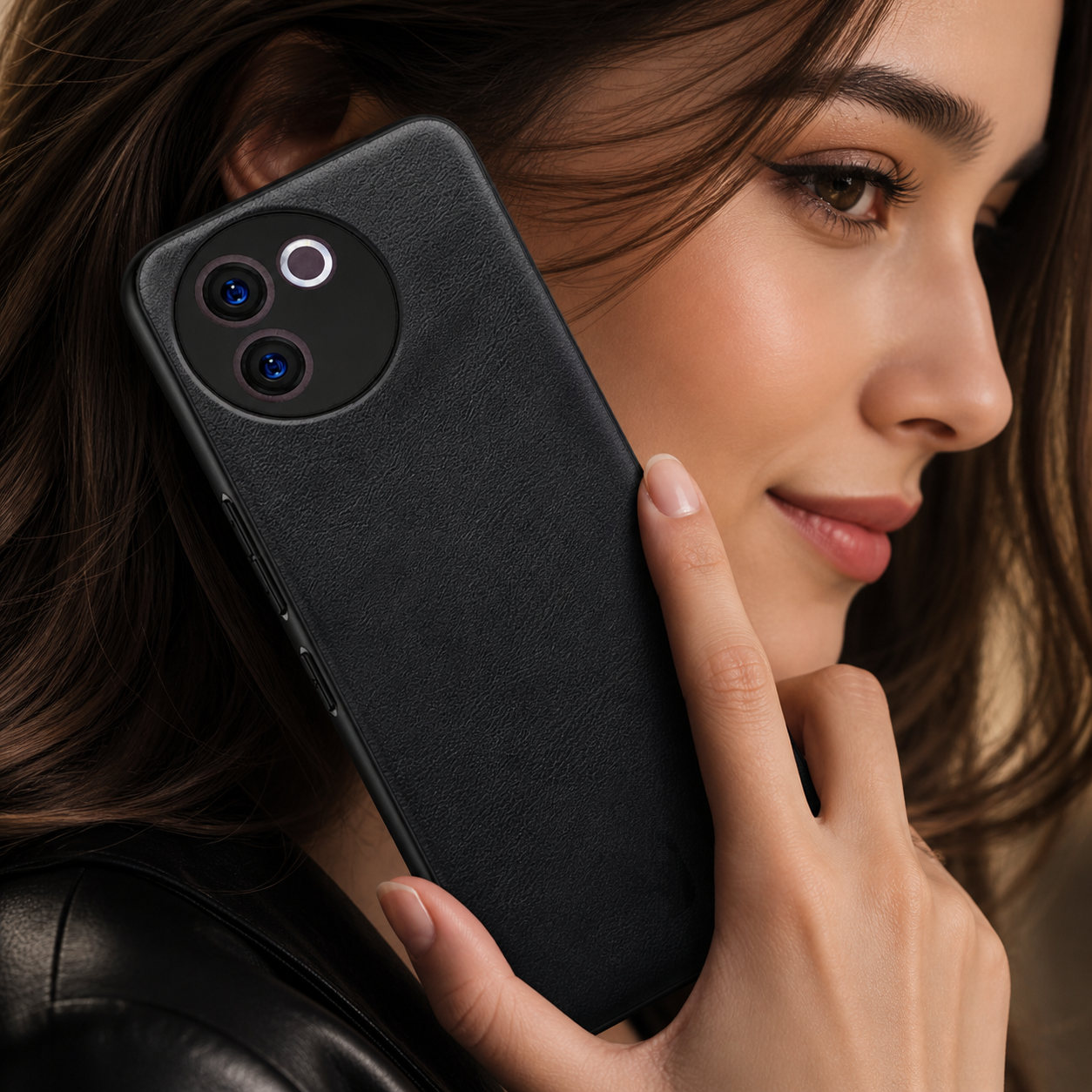Vivo V30 E 5G | X-level Premium Faux-Leather ultra slim shockproof Back cover