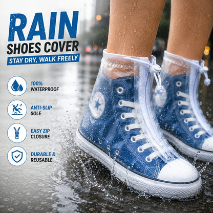 DrySole - 100% Waterproof & Anti-Slip Silicone Shoe Covers