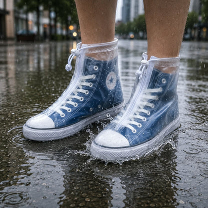 DrySole - 100% Waterproof & Anti-Slip Silicone Shoe Covers