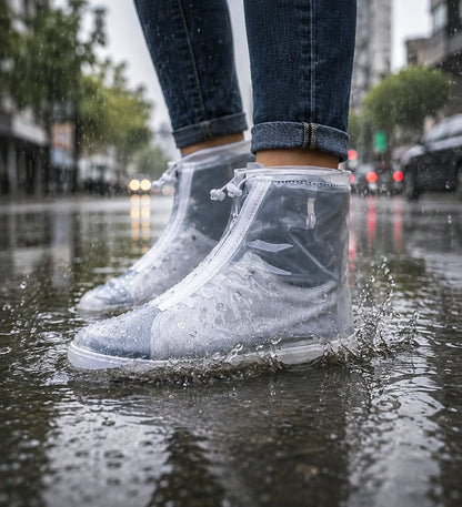 DrySole - 100% Waterproof & Anti-Slip Silicone Shoe Covers