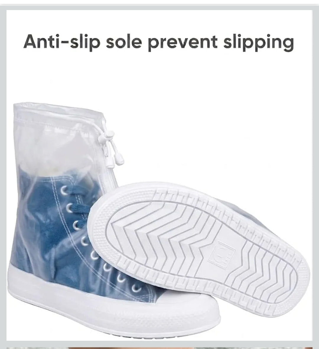 DrySole - 100% Waterproof & Anti-Slip Silicone Shoe Covers