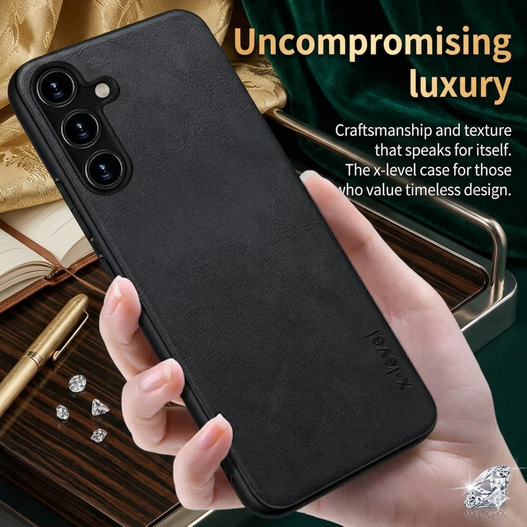 SAMSUNG GALAXY A35 5G | X-level Premium Faux-Leather ultra slim shockproof Back cover