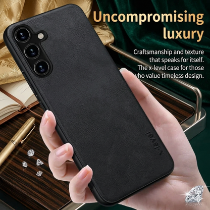 SAMSUNG GALAXY A35 5G | X-level Premium Faux-Leather ultra slim shockproof Back cover