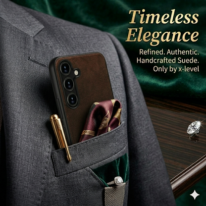 SAMSUNG GALAXY A35 5G | X-level Premium Faux-Leather ultra slim shockproof Back cover