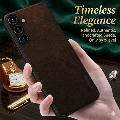 SAMSUNG GALAXY A35 5G | X-level Premium Faux-Leather ultra slim shockproof Back cover