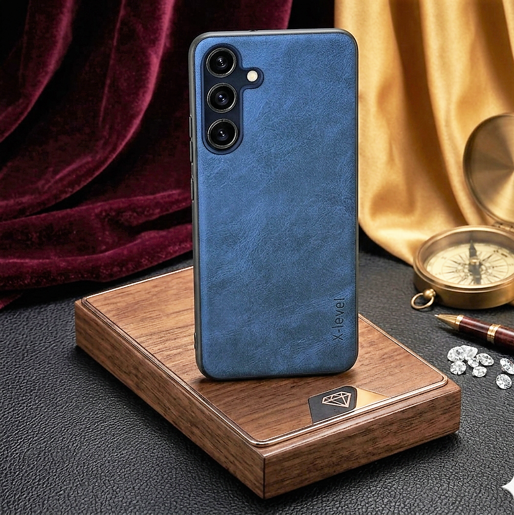 SAMSUNG GALAXY A35 5G | X-level Premium Faux-Leather ultra slim shockproof Back cover