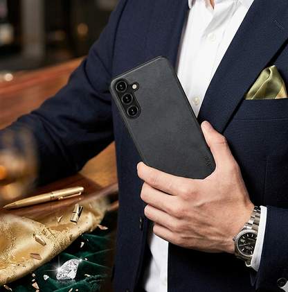 SAMSUNG GALAXY A35 5G | X-level Premium Faux-Leather ultra slim shockproof Back cover