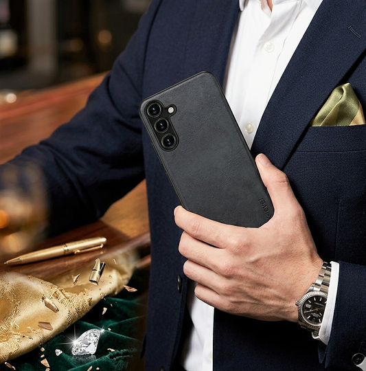 SAMSUNG GALAXY A35 5G | X-level Premium Faux-Leather ultra slim shockproof Back cover