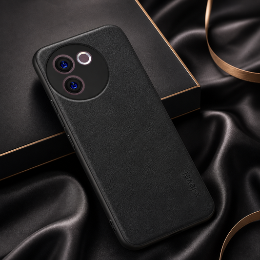 Vivo V30 E 5G | X-level Premium Faux-Leather ultra slim shockproof Back cover