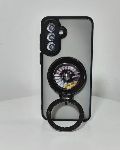 Samsung galaxy A56 5G Magnetic Ring Stand Case – FlexStand Rotating Back Cover
