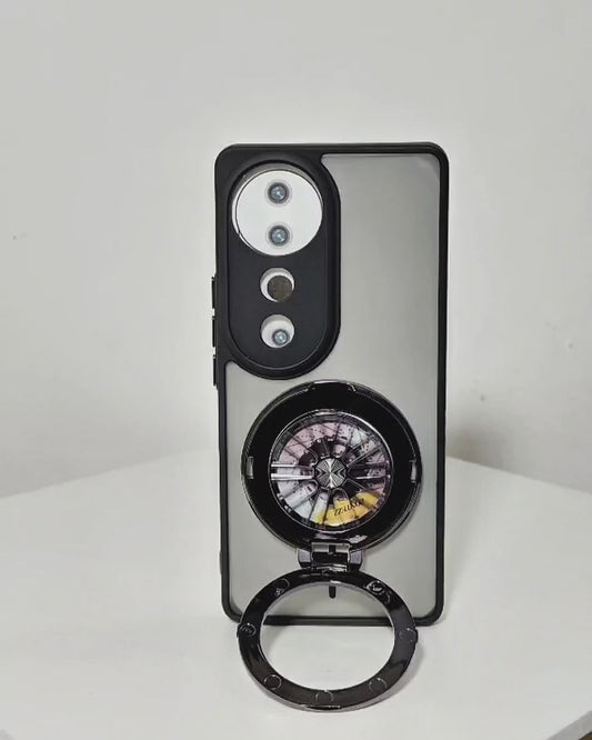 VIVO V40 5G Magnetic Ring Stand Case – FlexStand Rotating Back Cover