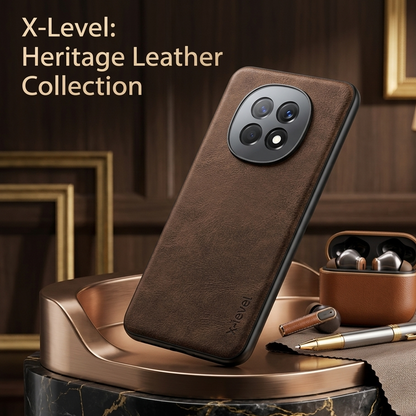 Oppo F29 pro 5G | X-level Premium Faux-Leather ultra slim shockproof Back cover
