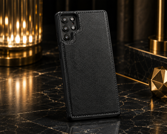 Samsung Galaxy S23 Ultra 5G - Stitched LeatherShield Back Case