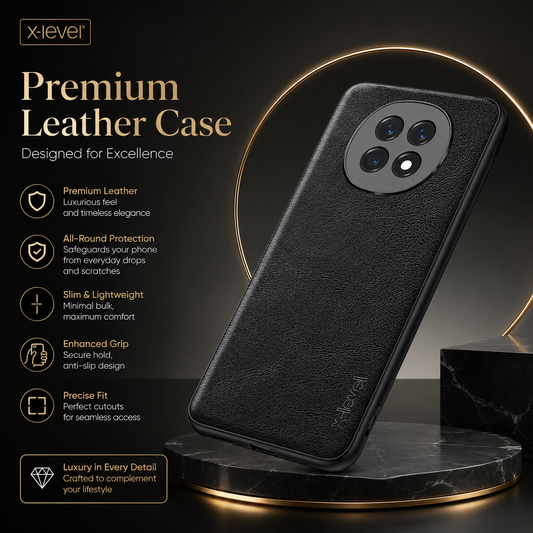 Oppo F29 pro 5G | X-level Premium Faux-Leather ultra slim shockproof Back cover