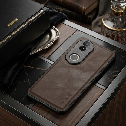 Vivo V50 5G | X-level Premium Faux-Leather ultra slim shockproof Back cover