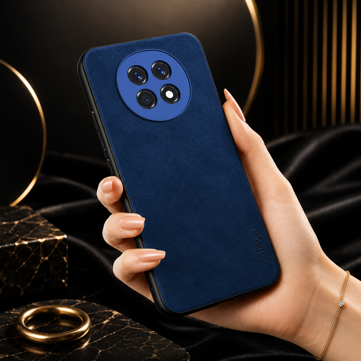 Oppo F29 pro 5G | X-level Premium Faux-Leather ultra slim shockproof Back cover