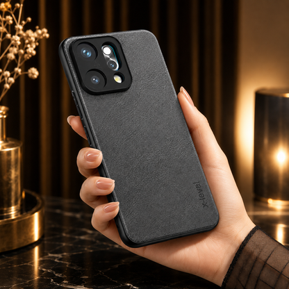 Oppo Reno 14 5G | X-level Premium Faux-Leather ultra slim shockproof Back cover
