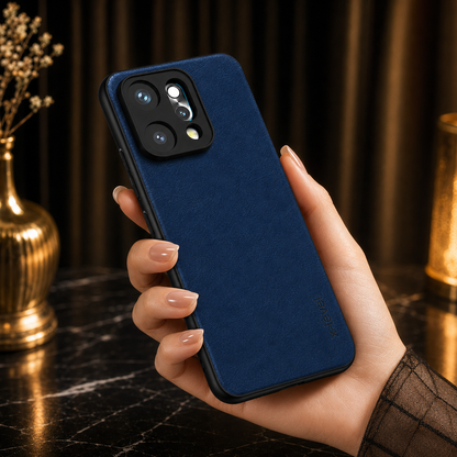 Oppo Reno 14 5G | X-level Premium Faux-Leather ultra slim shockproof Back cover