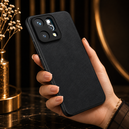 Oppo Reno 14 5G | X-level Premium Faux-Leather ultra slim shockproof Back cover