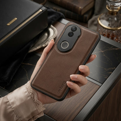 Vivo V50 5G | X-level Premium Faux-Leather ultra slim shockproof Back cover